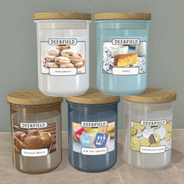 PRODUCT RELEASE: DEERFIELD CANDLE JARS – HANNUKAH COLLECTION