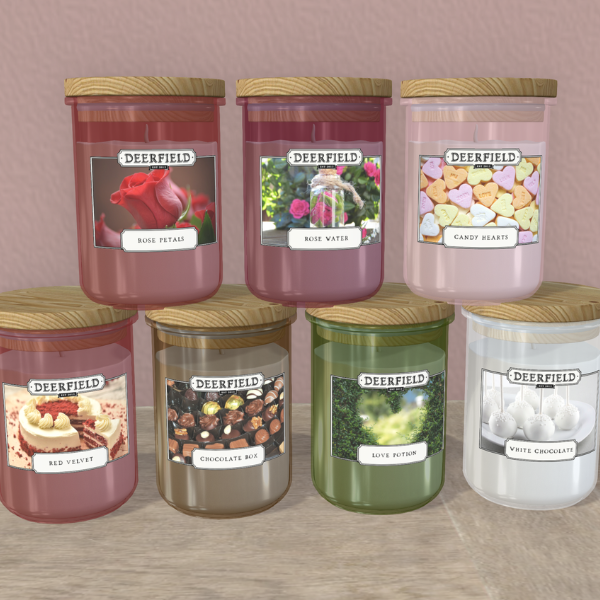 PRODUCT RELEASE: DEERFIELD CANDLE JARS – VALENTINE COLLECTION