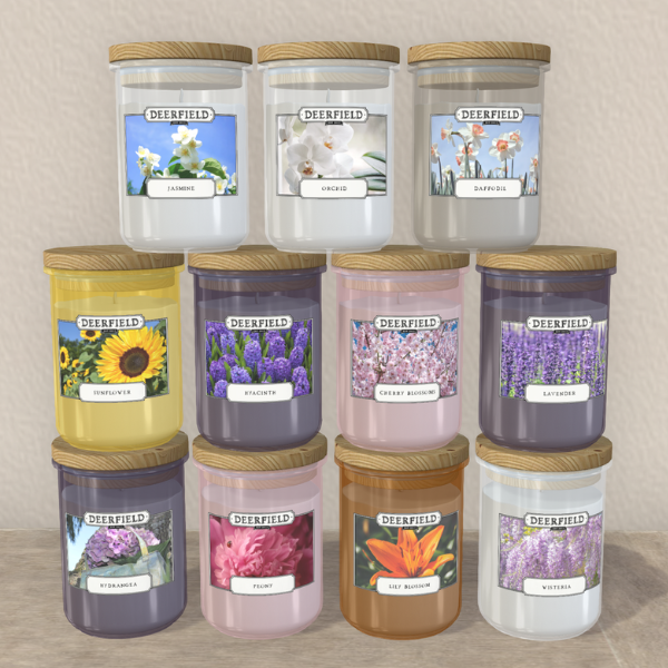 PRODUCT RELEASE: DEERFIELD CANDLE JARS – GARDEN COLLECTION