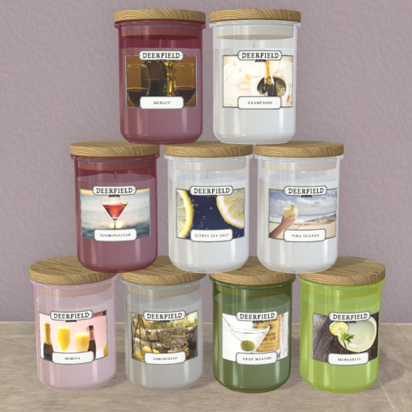 PRODUCT RELEASE: DEERFIELD CANDLE JARS – COCKTAIL COLLECTION