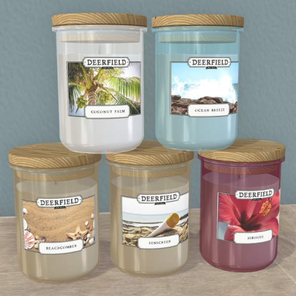 PRODUCT RELEASE: DEERFIELD CANDLE JARS – BEACH COLLECTION