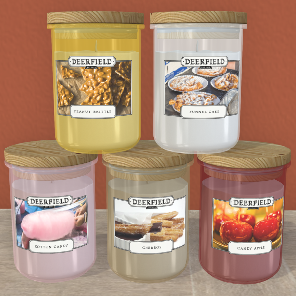 PRODUCT RELEASE: DEERFIELD CANDLE JARS – CARNIVAL COLLECTION