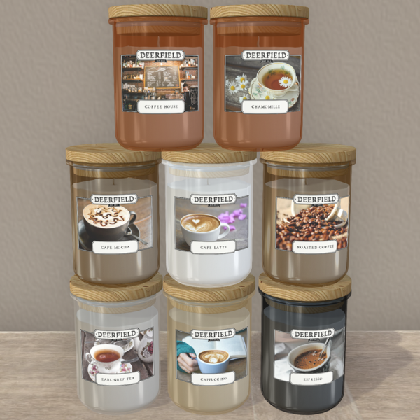 PRODUCT RELEASE: DEERFIELD CANDLE JARS – CAFE COLLECTION