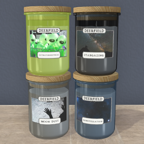 PRODUCT RELEASE: DEERFIELD CANDLE JARS – SPACE COLLECTION