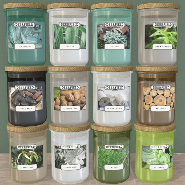 PRODUCT RELEASE: DEERFIELD CANDLE JARS – ESSENTIALS COLLECTION