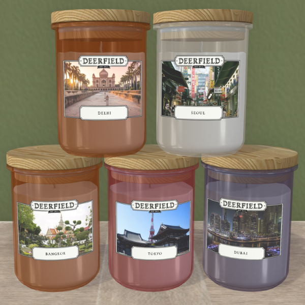 PRODUCT RELEASE: DEERFIELD CANDLE JARS – TRAVEL ASIA COLLECTION