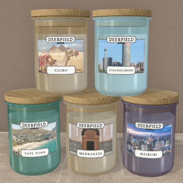 PRODUCT RELEASE: DEERFIELD CANDLE JARS – TRAVEL AFRICA COLLECTION