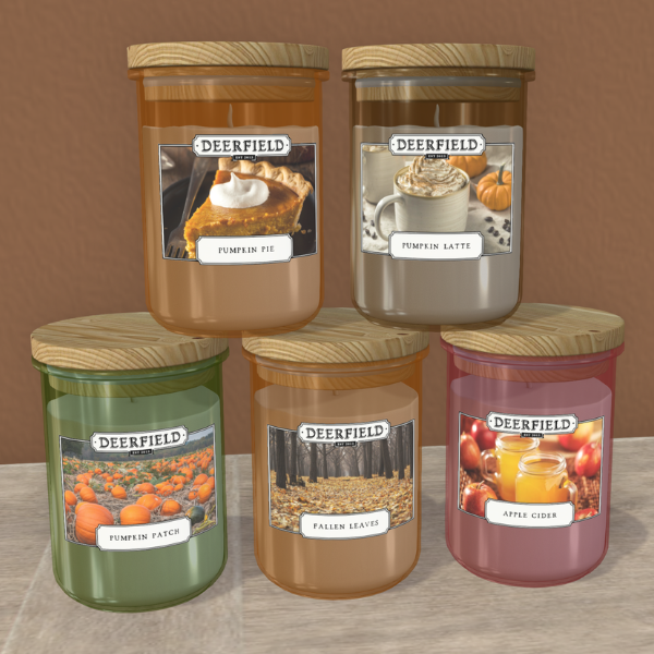 PRODUCT RELEASE: DEERFIELD CANDLE JARS – AUTUMN COLLECTION