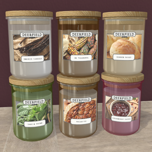 PRODUCT RELEASE: DEERFIELD CANDLE JARS – THANKSGIVING COLLECTION