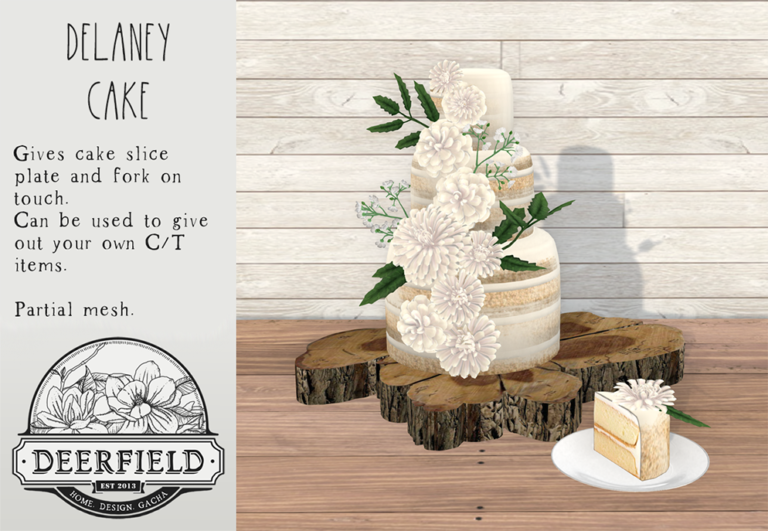 PRODUCT RELEASE: DELANEY CAKE