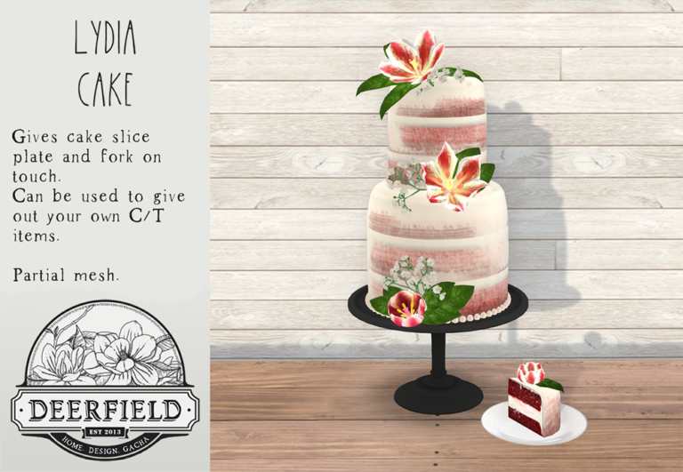 PRODUCT RELEASE: LYDIA CAKE