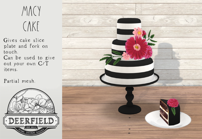 PRODUCT RELEASE: MACY CAKE