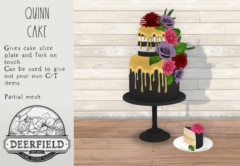 PRODUCT RELEASE: QUINN CAKE