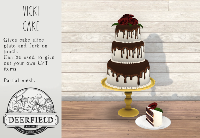 PRODUCT RELEASE: VICKI CAKE