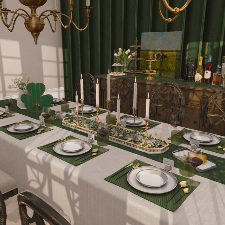 Interior: Saint Patrick’s Day Tablescape